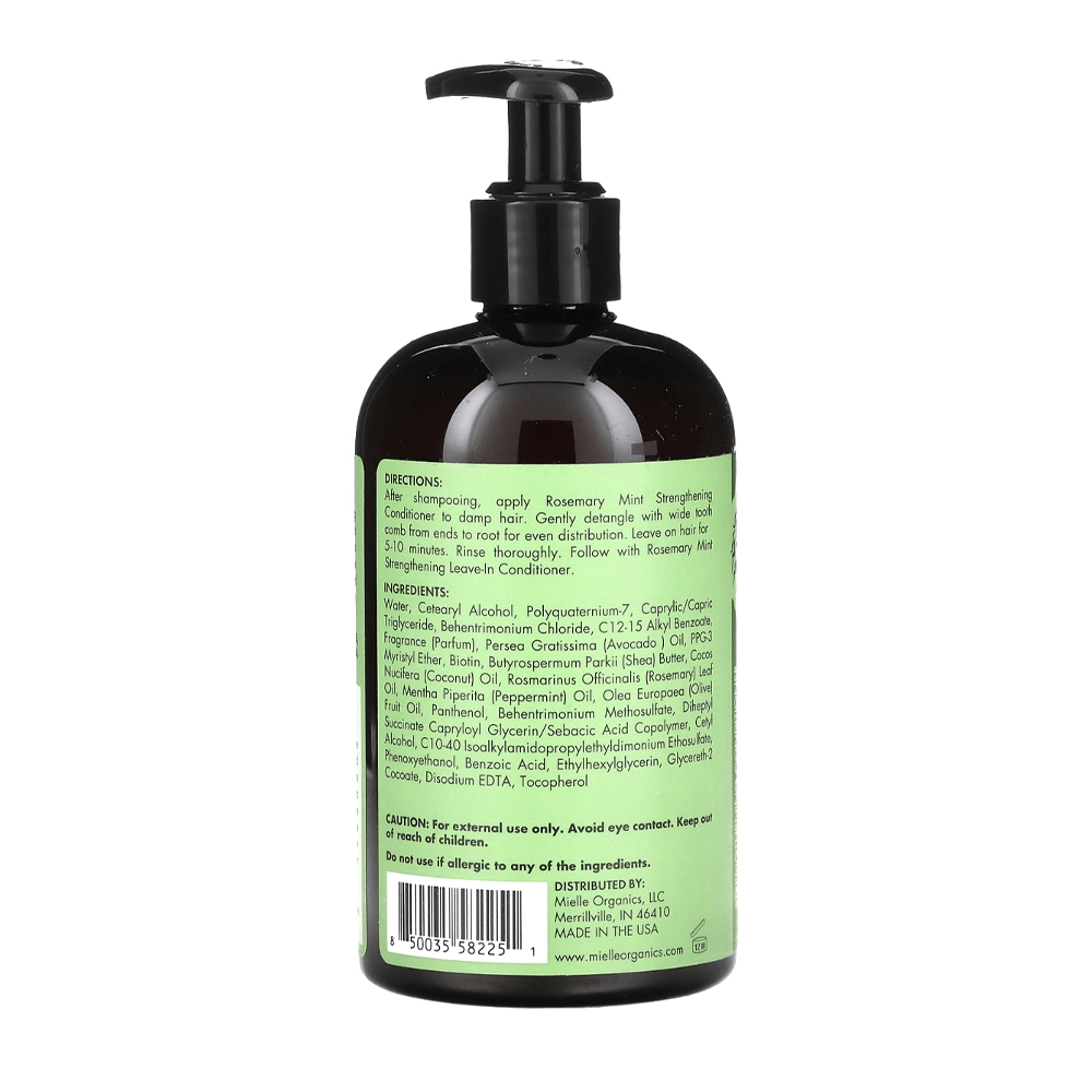 بلسم تقوية الشعر بالروزماري والنعناع من Mielle Organics - 355 مل 