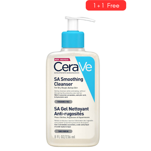 CeraVe SA Smoothing Cleanser for Normal, Dry and Rough Skin 236mL