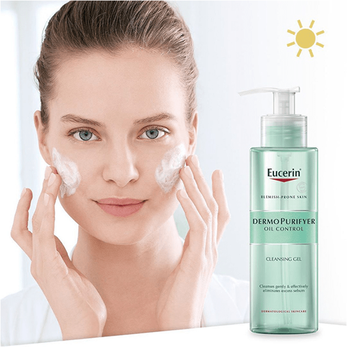 جل التنظيف Eucerin Dermo Purifyer Oil Control - 200 مل