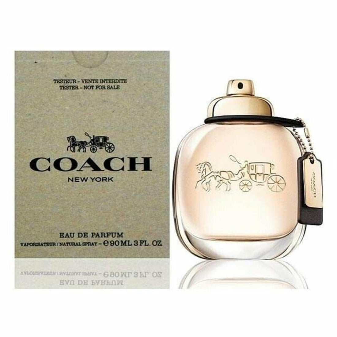 COACH NEW YORK FOR WOMEN EAU DE PARFUM SPRAY TESTER 3.0 OZ